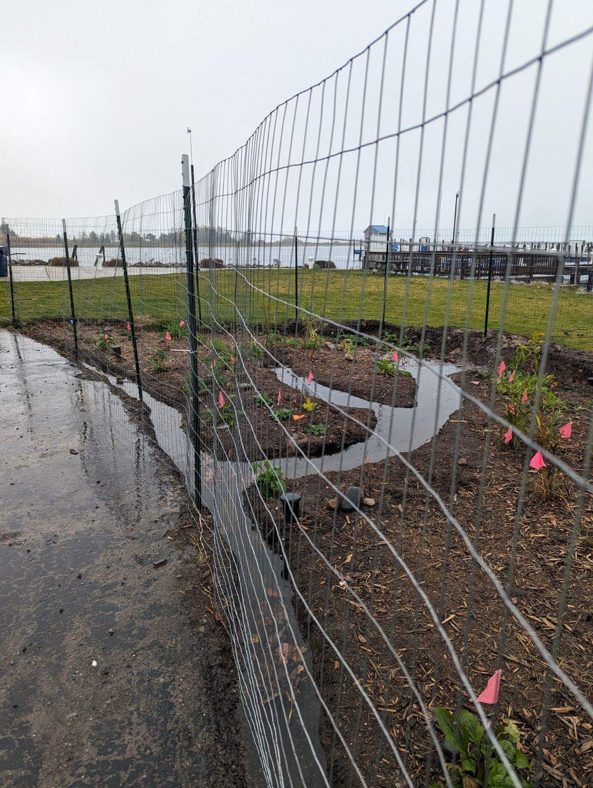 Trenches after the rain - ready for the rocks.jpg